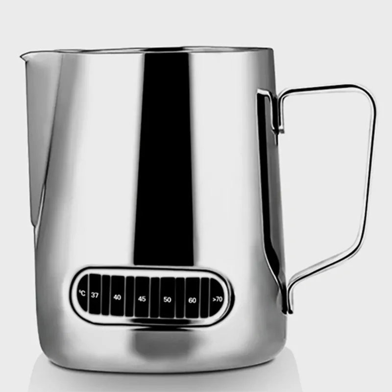 Hrnček na napeňovanie mlieka 350ml s teplomerom