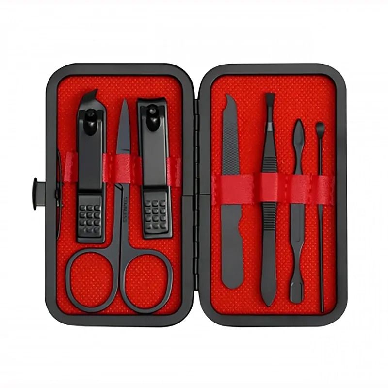 Luxusná manikúra čierna 8 ks