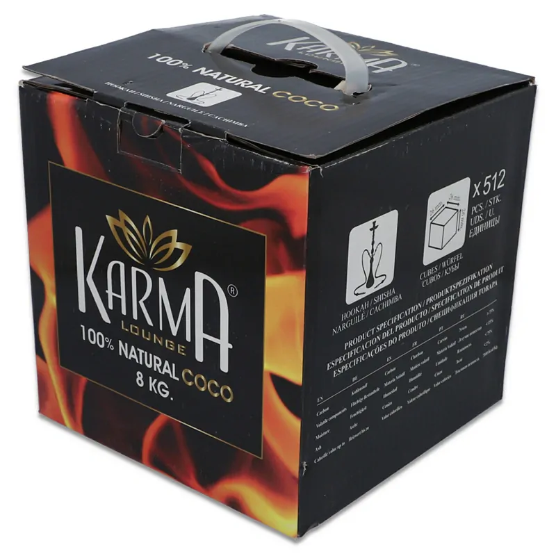 Kokosové uhlíky do inhalátora Karma Lounge 64ks (1kg)