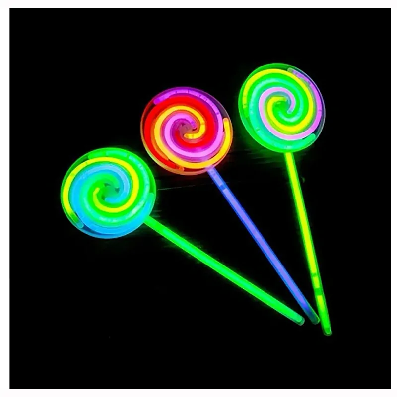 Žiarivá fluorescenčná rotujúca " lízanka "