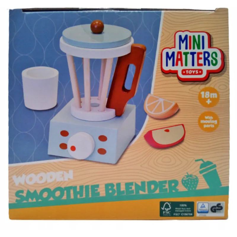 Mini Matters Drevený Mixér na smoothie s príslušenstvom