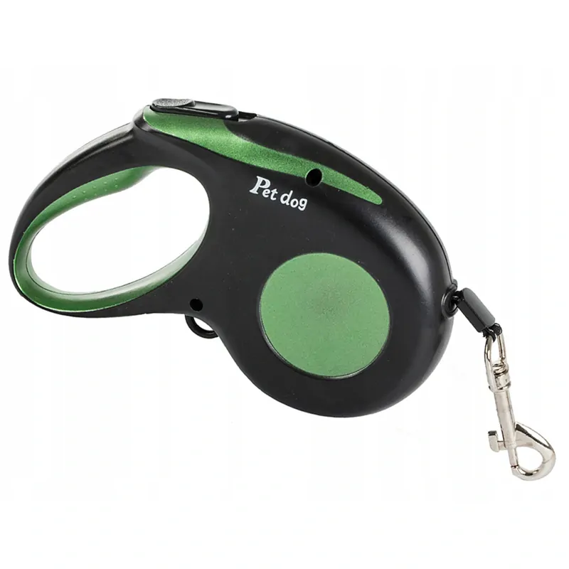Vodítko pre psa 5m do 15kg zelené