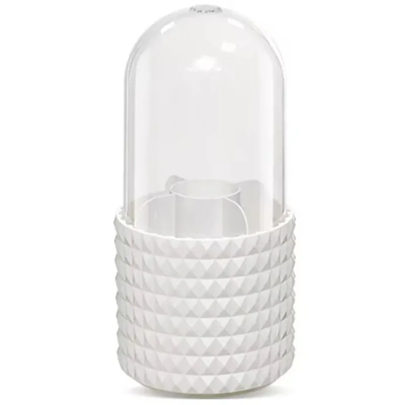 Otočný organizér na kozmetické štetce a kozmetiku