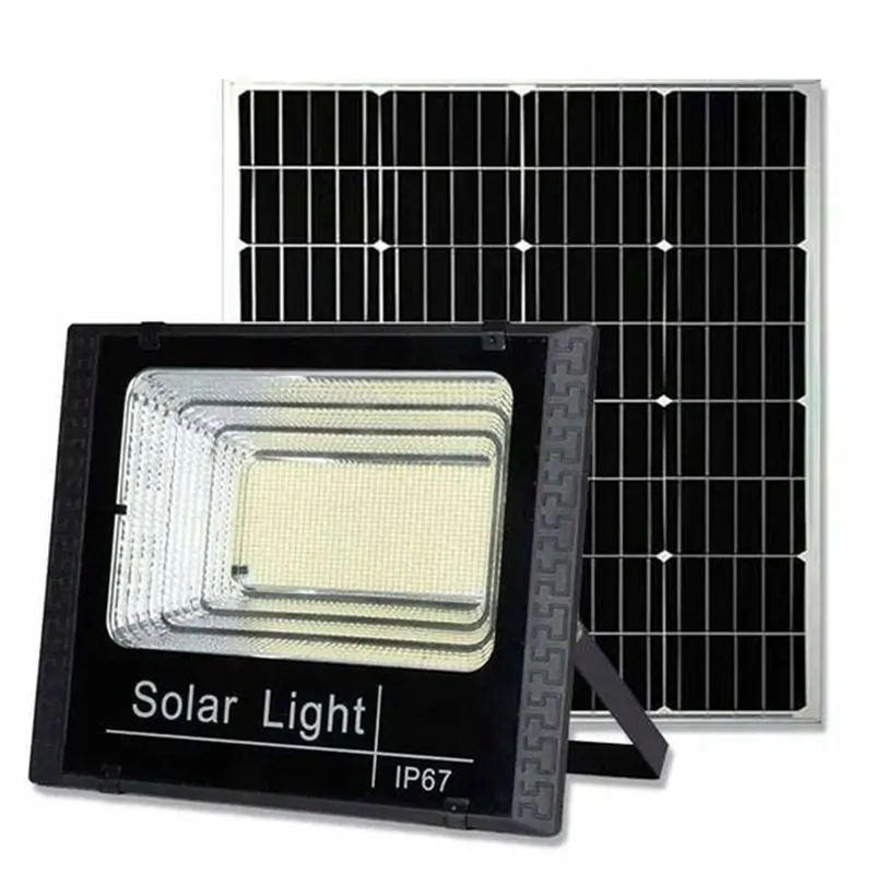 Halogénový solárny reflektor LED 300W s diaľkovým ovládaním