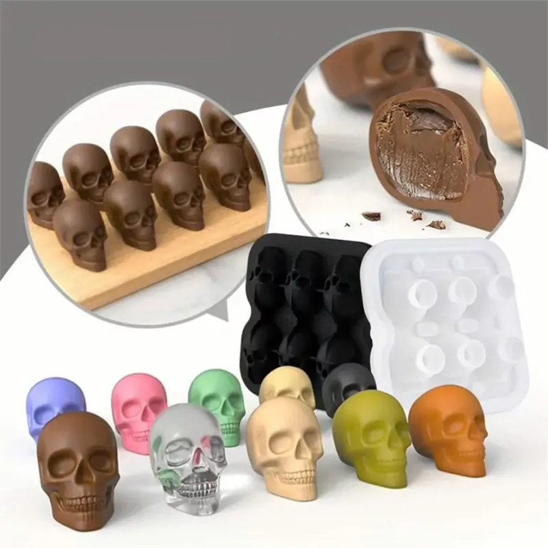 Forma na ľad Lebky 13x13cm