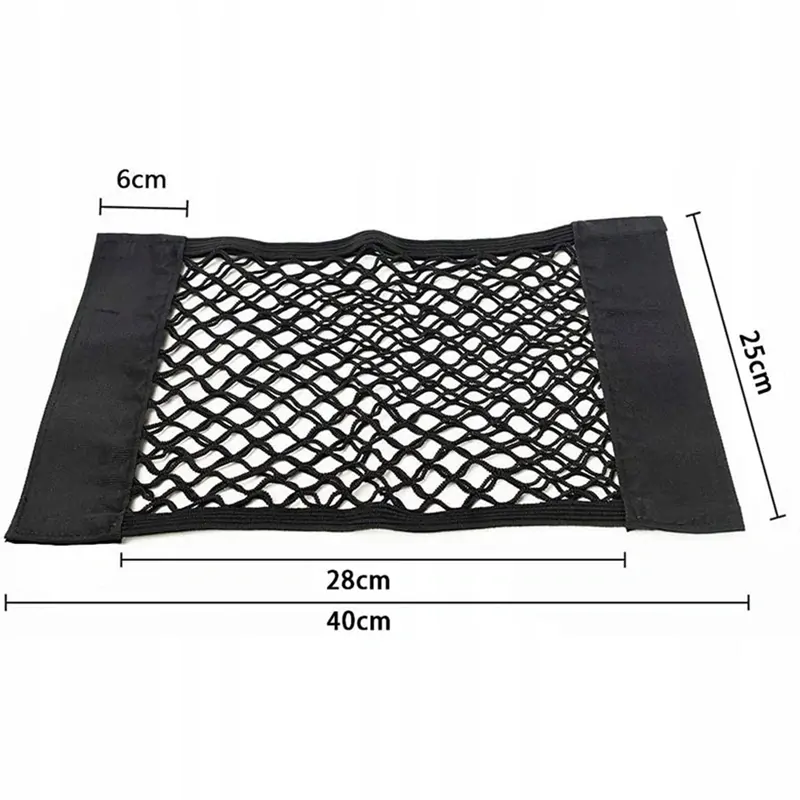 Sieťka na suchý zips do kufra automobilu 40x25cm
