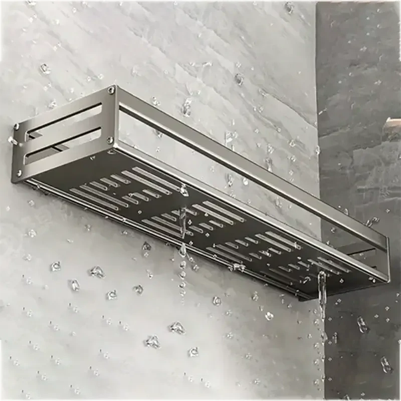 Nástenná polica na korenie 40 cm kovová