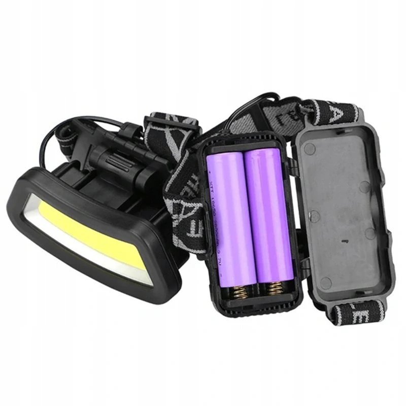 Čelovka LED COB 600lm
