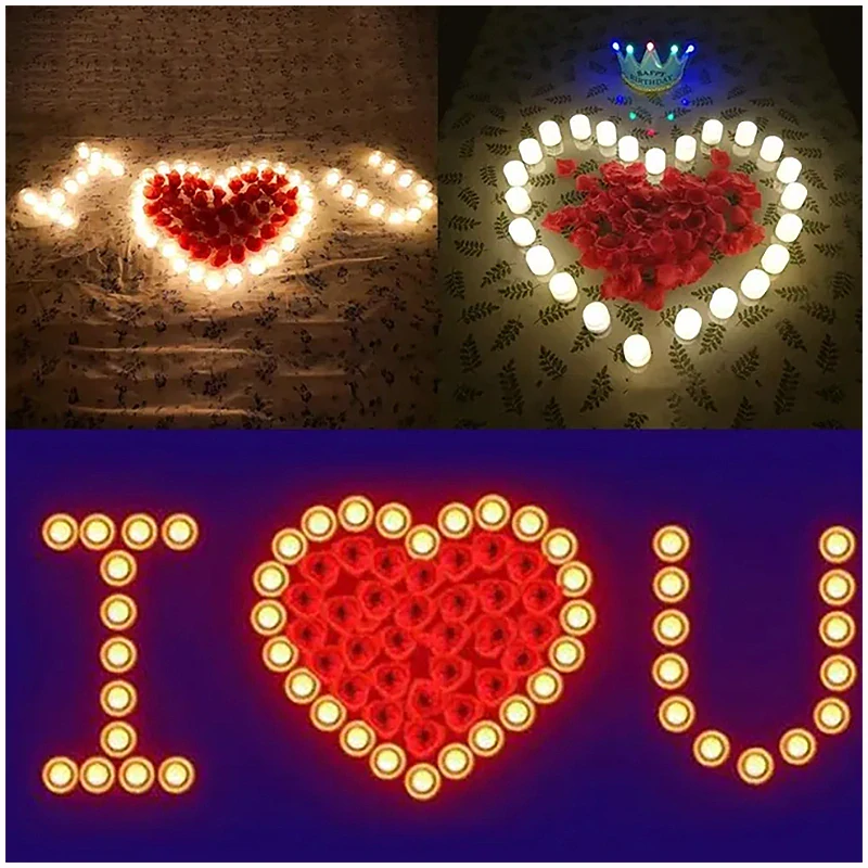 Sviečka LED na batérie zelená - 4,5 x 3,5cm