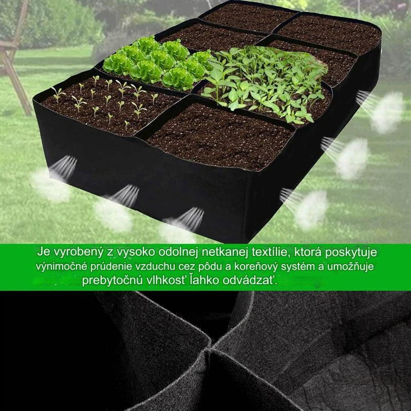 Nádoba na sadenie z netkanej textílie 120x60cm