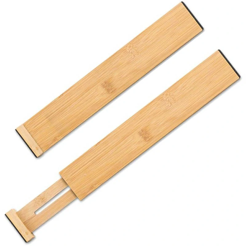 Rozkladacie bambusové organizéry do zásuviek 4ks