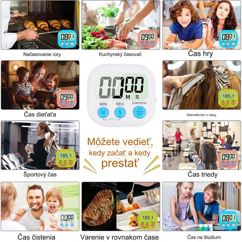 Multifunkčný elektronický časovač