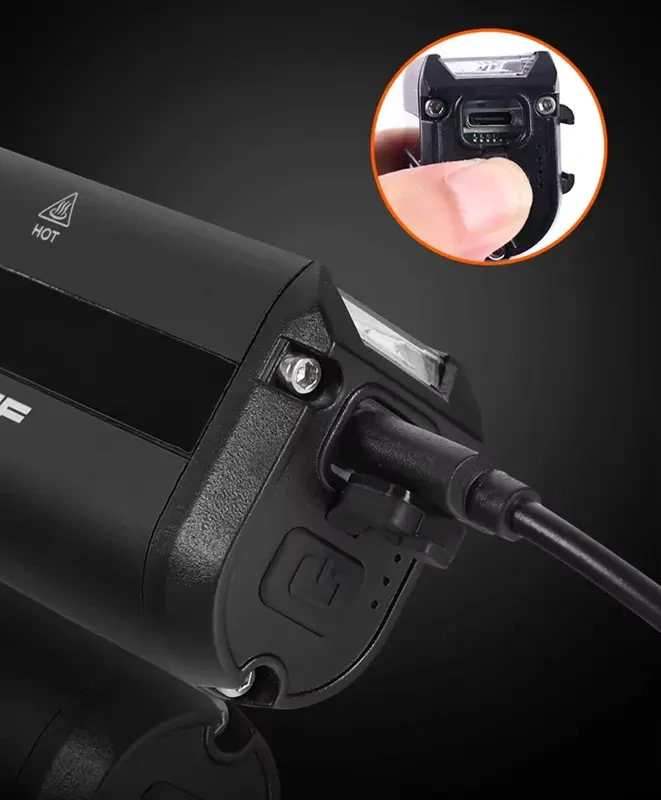 Predné LED svetlo na bicykel