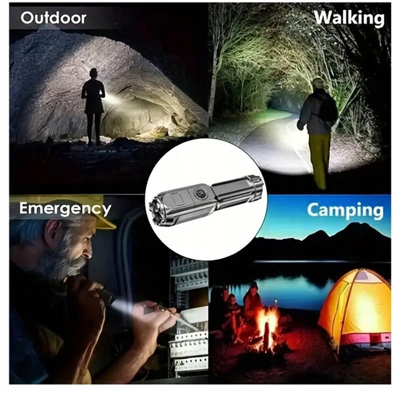 Baterka LED B-SQUL s nabíjaním