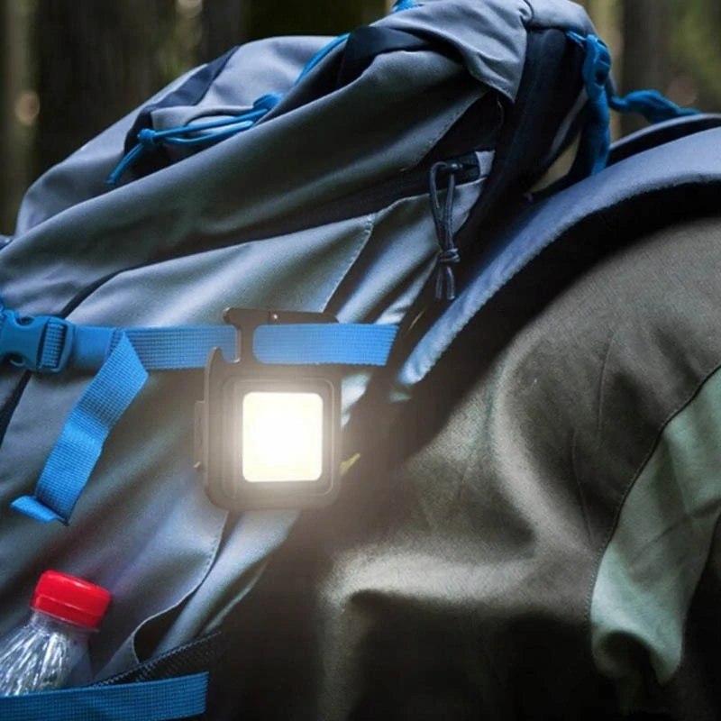 Prívesok multifunkčná mini baterka B-SQUL COB 30LED