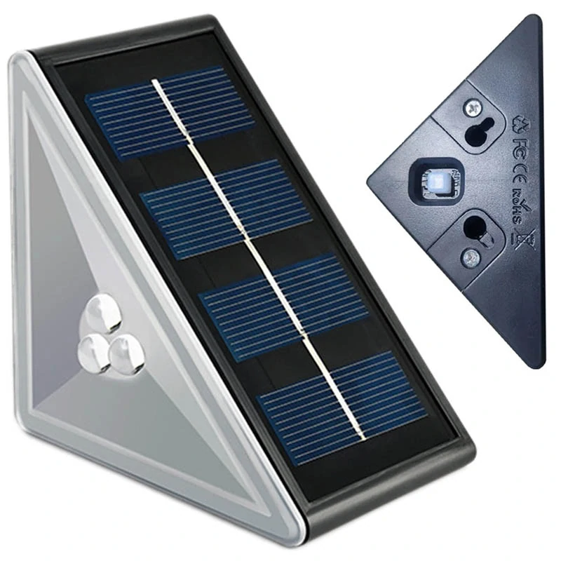 Solárna LED lampa na schody 2ks