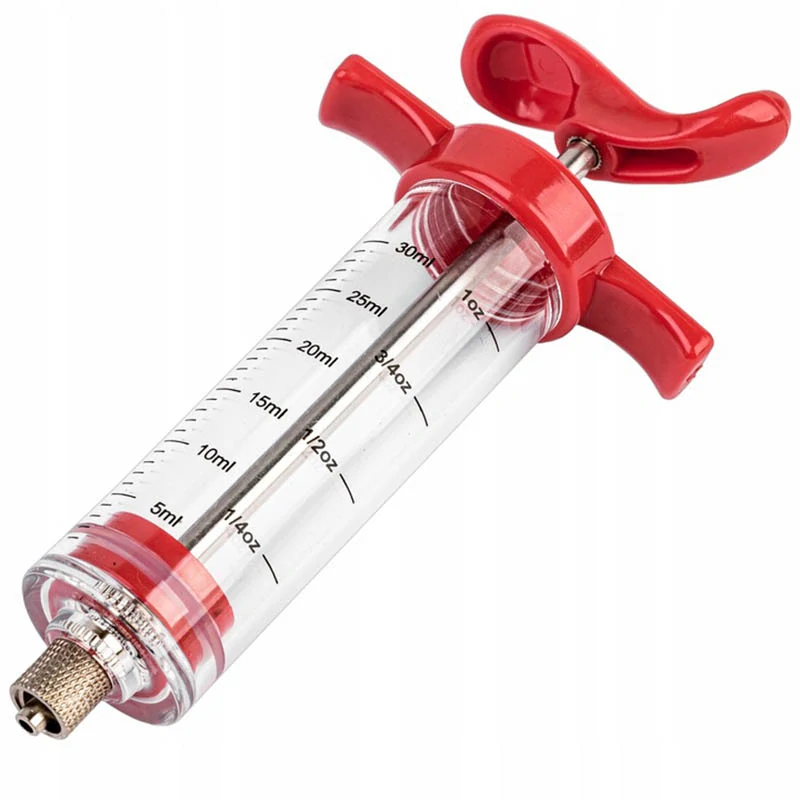 Injektor na marinovanie mäsa 30ml s 3 ihlami