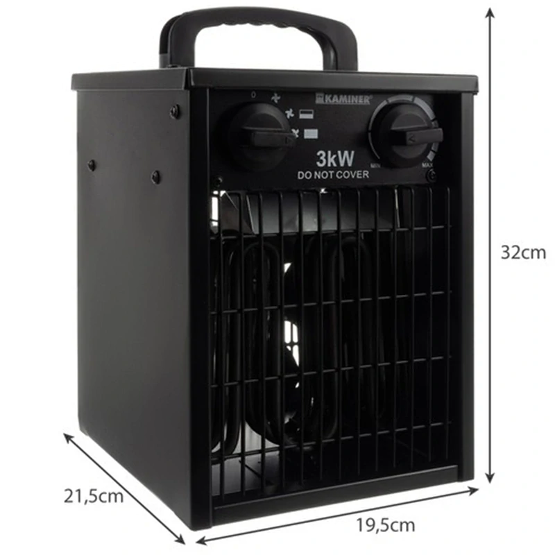 Elektrický ohrievač Kaminer BH-30B 3kW