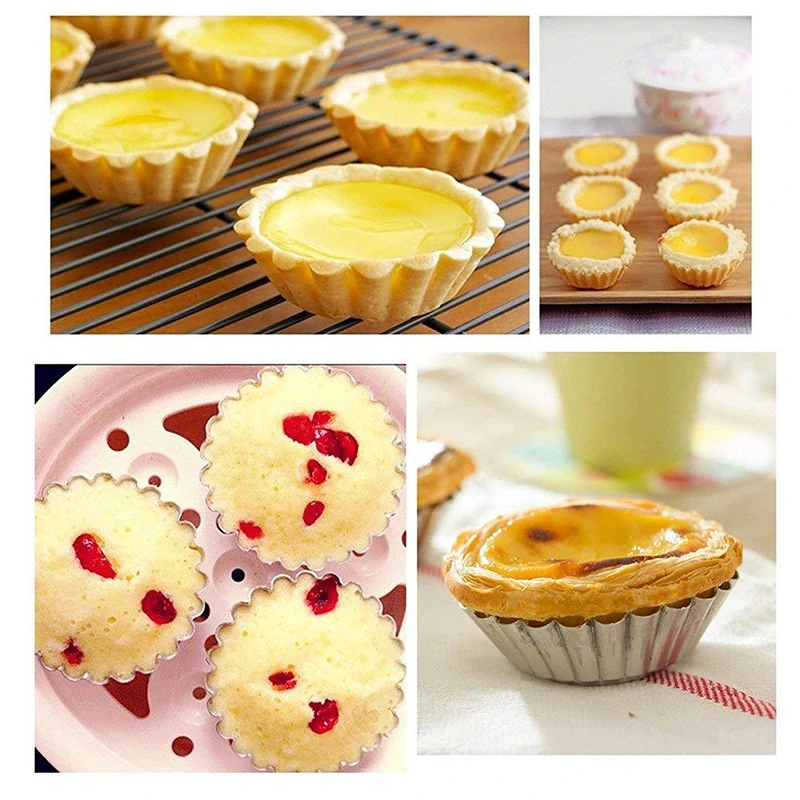 Formičky na muffiny kovové - 10ks 