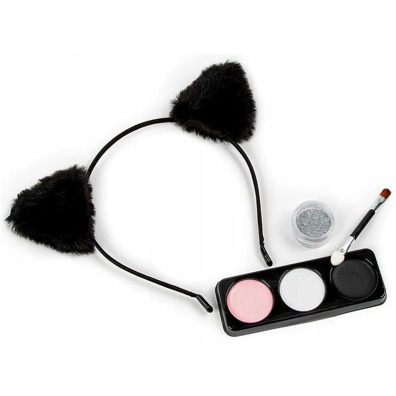 KIDEA - Farby na tvár 3 farby + čelenka