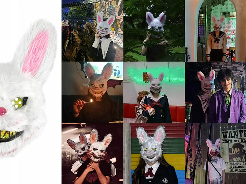 Halloweenska maska Killer Rabbit