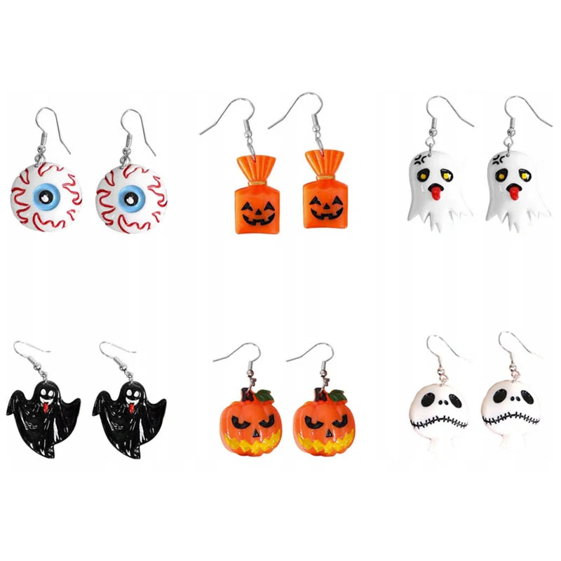 Halloweenske náušnice