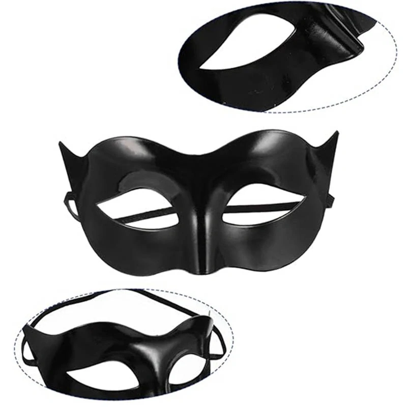 Maska škraboška čierna