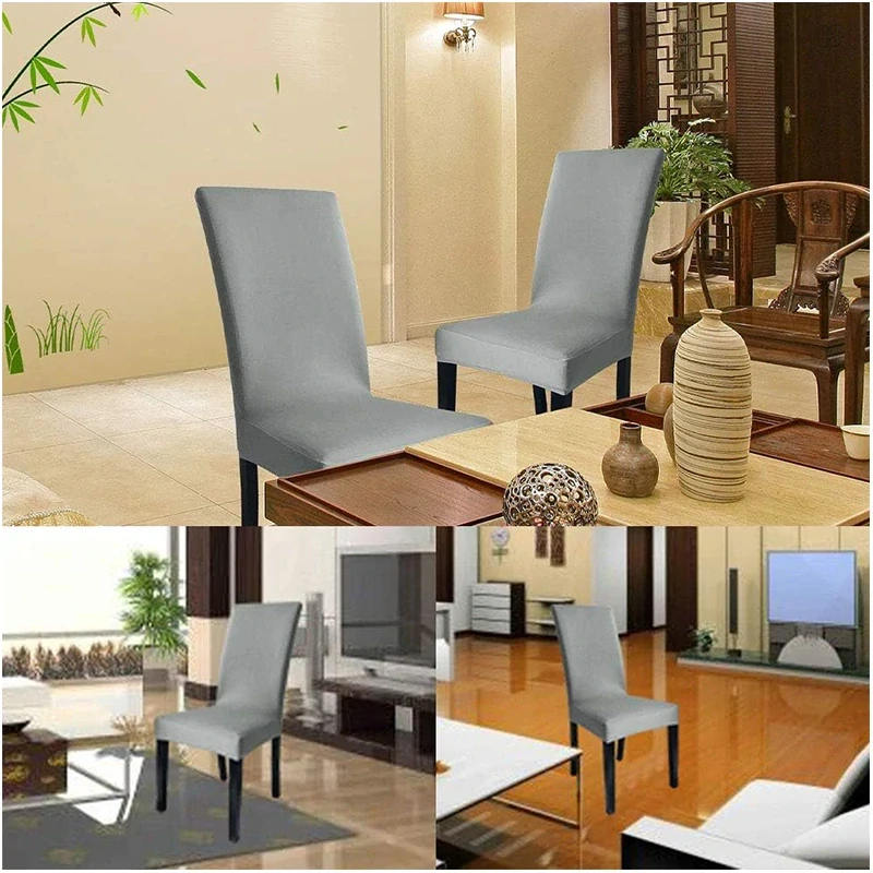 Poťah na stoličku sivý