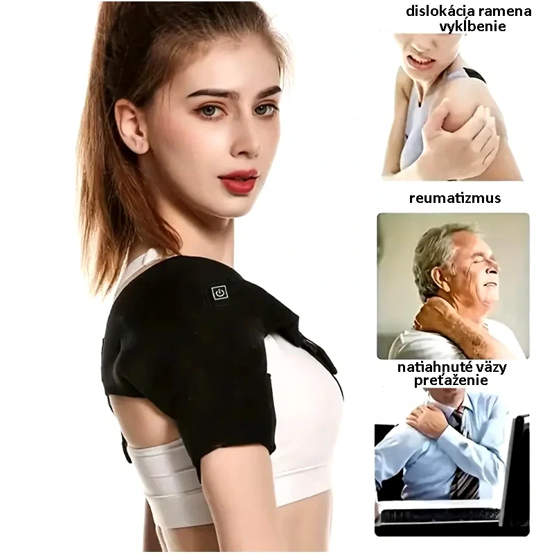 Bandáž na rameno USB s vyhrievaním