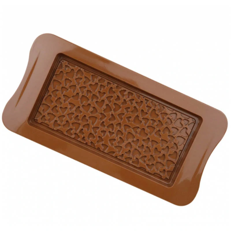 Silikónová forma na čokoládové srdiečka a kocky ľadu 21x10cm