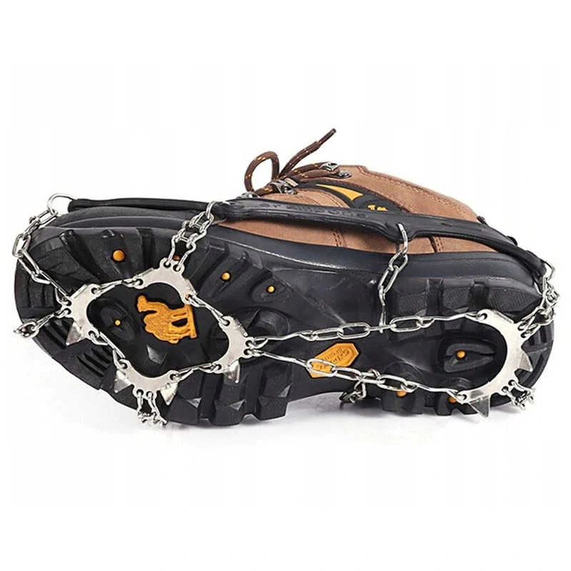 Protišmykové návleky na topánky s kovovými hrotmi 36-45 čierne