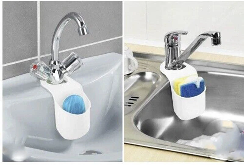 Silikónový držiak na mydlo a kuchynskú hubku Wenko