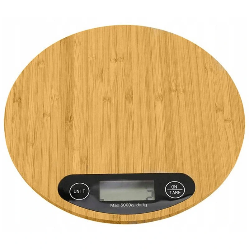 Bambusová kuchynská váha do 5kg TYL-901-1