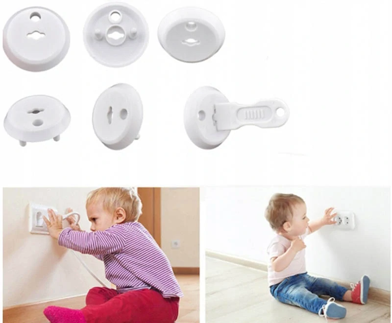 Bezpečnostné krytky do elektrických zásuviek 6ks