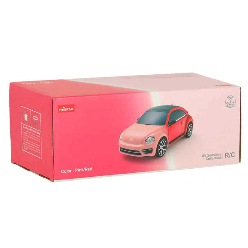 Rastar RC model Volkswagen Beetle UV 1:24 ružový na diaľkové ovládanie
