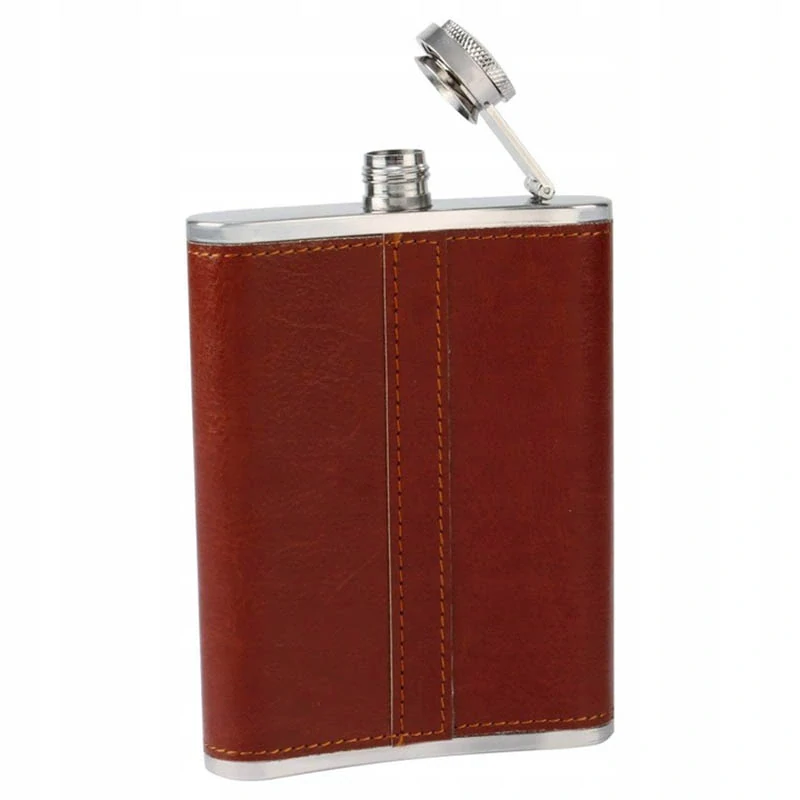 Ploskačka kožená hnedá 270ml 