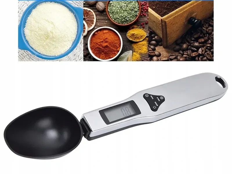 Kuchynská váha - lyžica do 500g biela