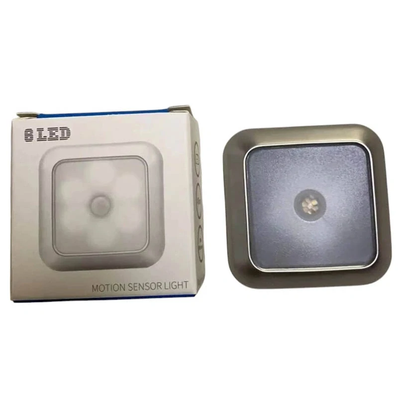 Nočné svetlo 6 LED studená biela