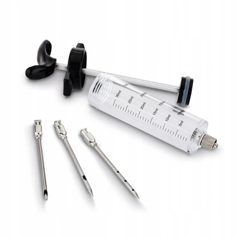 Injektor na marinovanie mäsa 50ml s 3 ihlami