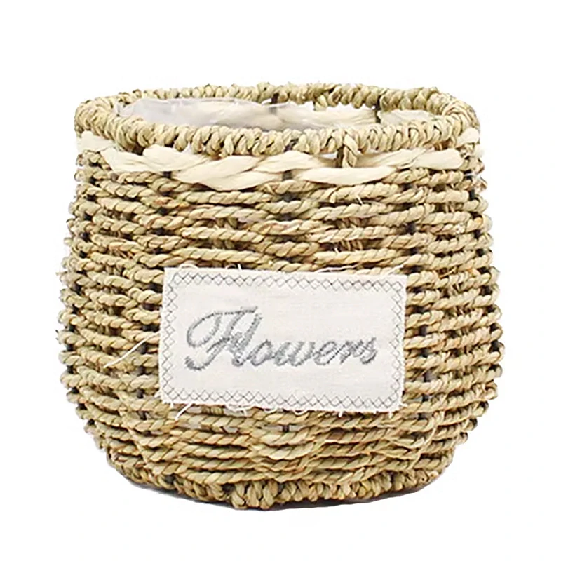 Flower - Ratanový košík - 19 x 17 x 15cm