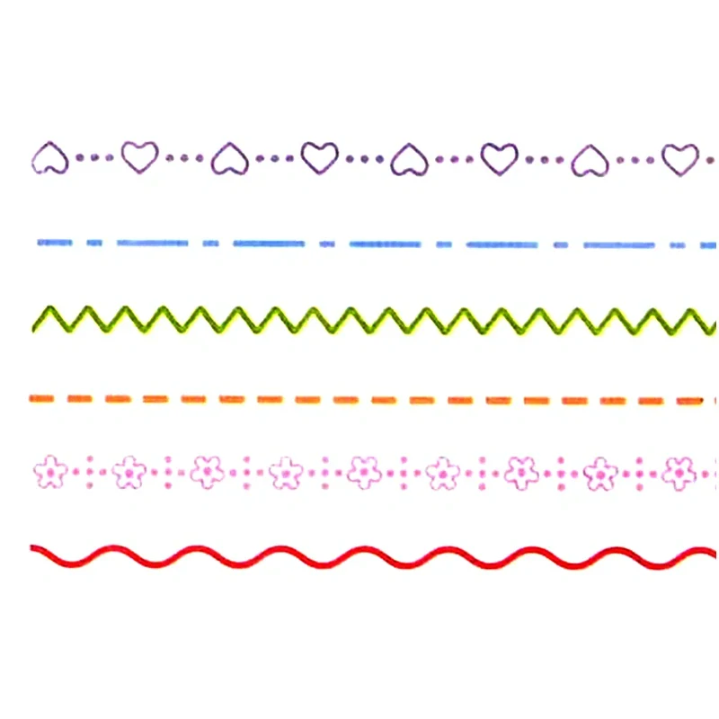 Sada popisovačov na kreslenie vzorov - 6 ks