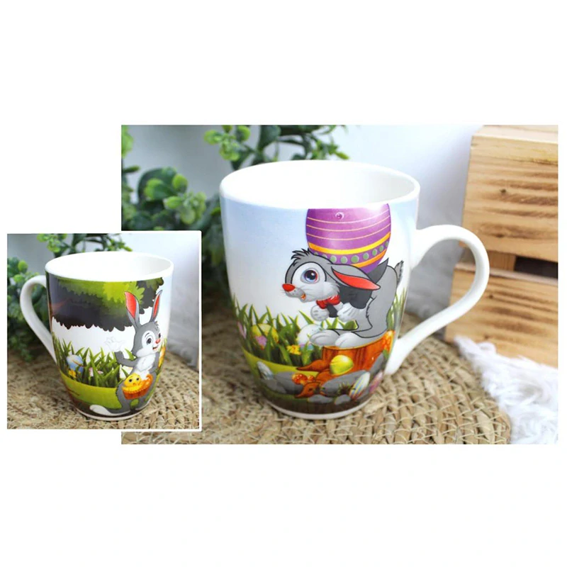 Veľkonočný porcelánový hrnček 290 ml - 12 x 9 x 8cm