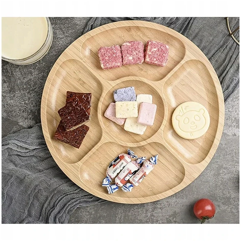 Bambusová otočná servírovacia doska 33 cm