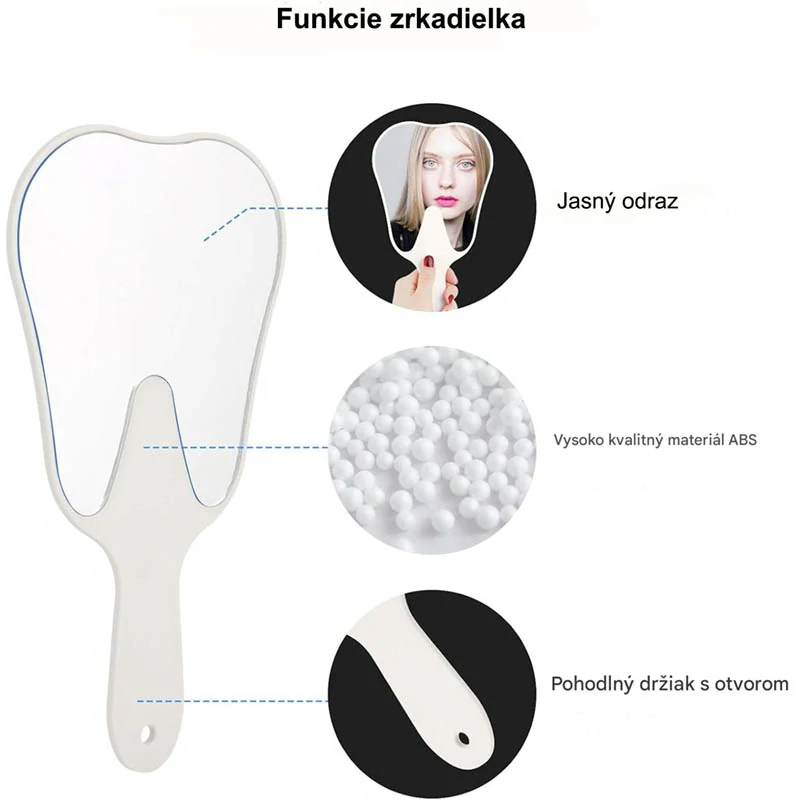 Zrkadielko na čistenie zubov