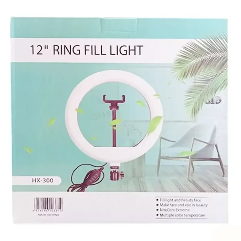Prstencová lampa so statívom HX-300