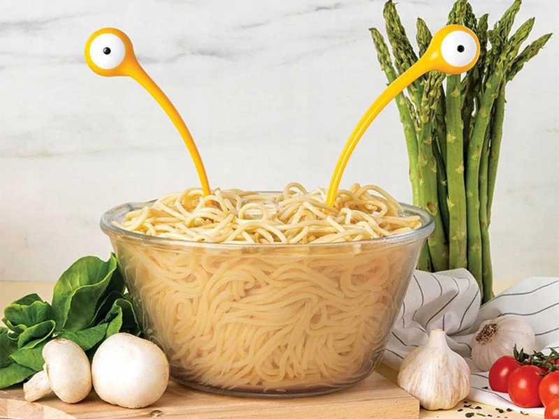 Veselé kuchynské naberacie lyžice na cestoviny