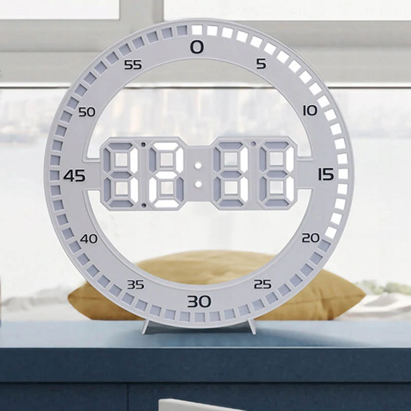 LED hodiny s teplomerom 3688L 33cm