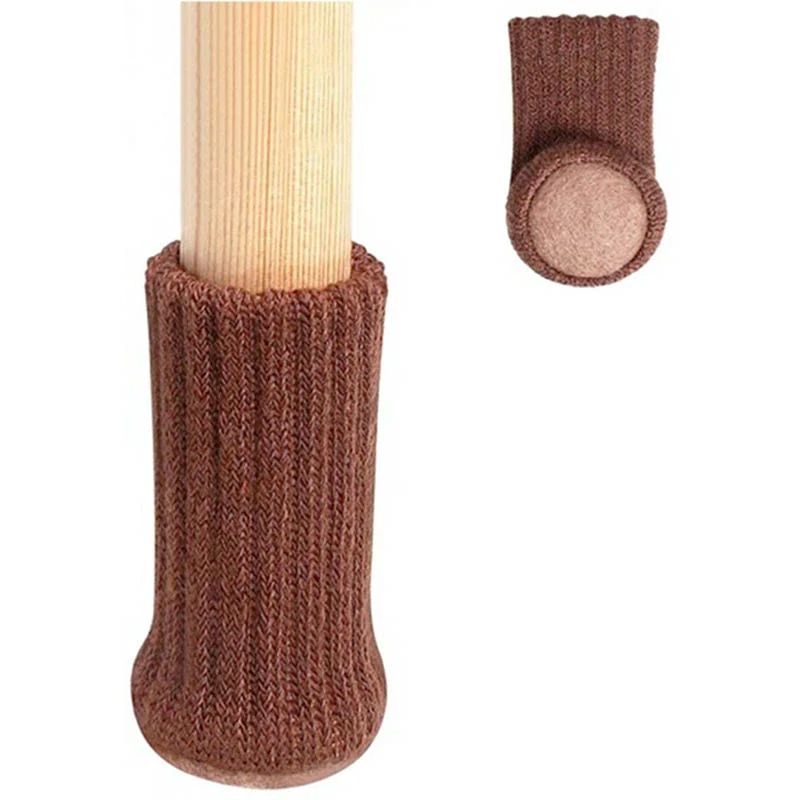 Ochranné násady na nohy nábytku 16ks hnedé