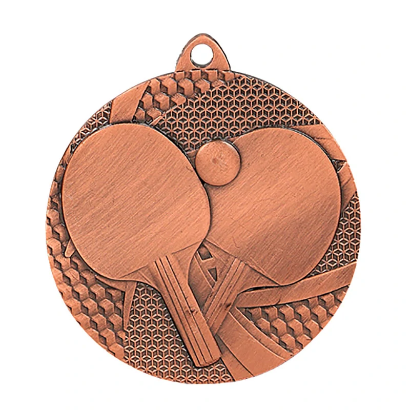 MMC7750/B - Stolný tenis : Medaila kovová bronzová 50 mm