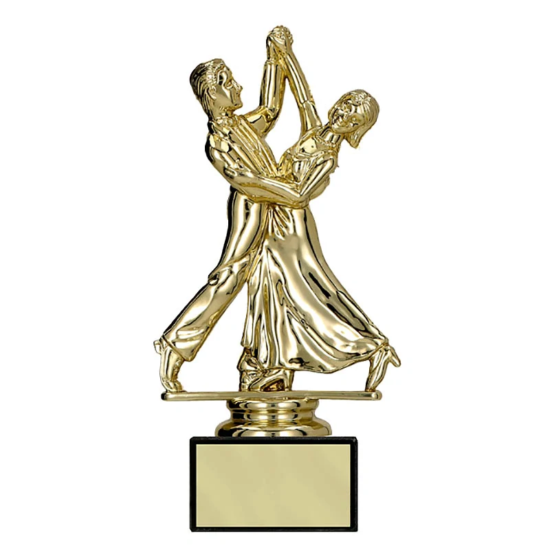 Tanec - Víťazná trofej na mramorovom podstavci s vlastným textom 16 cm